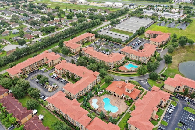 bird's eye view featuring a residential view