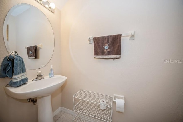 bathroom featuring tile patterned floors