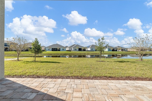 815 Liliana Dr, Deland, FL 32724 - view of patio featuring a residential view and a water view