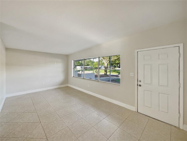 view of tiled empty room