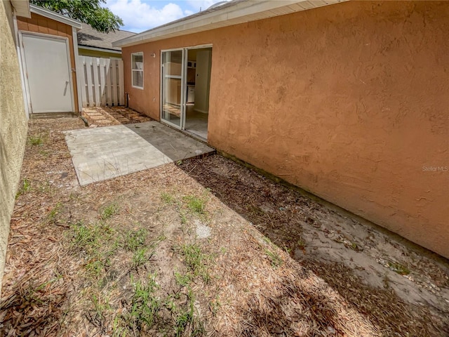 exterior space featuring a patio