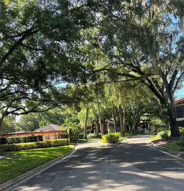 view of road