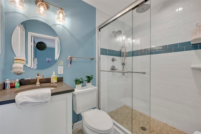 279 Rippling Ln, Winter Park, FL 32789 - full bath with a stall shower, vanity, and toilet
