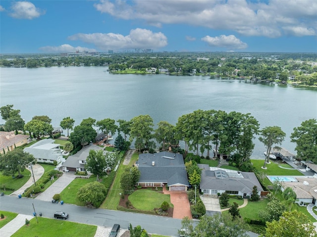 279 Rippling Ln, Winter Park, FL 32789 - aerial perspective of suburban area featuring a nearby body of water