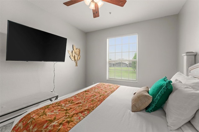 8105 Coconut Palm Way Unit 203, Kissimmee, FL 34747 - bedroom featuring a ceiling fan