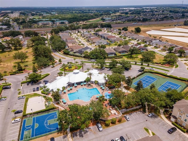 8105 Coconut Palm Way Unit 203, Kissimmee, FL 34747 - drone / aerial view of a pool area