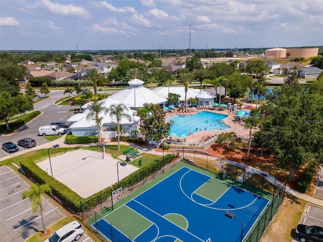 8105 Coconut Palm Way Unit 203, Kissimmee, FL 34747 - drone / aerial view of a pool area
