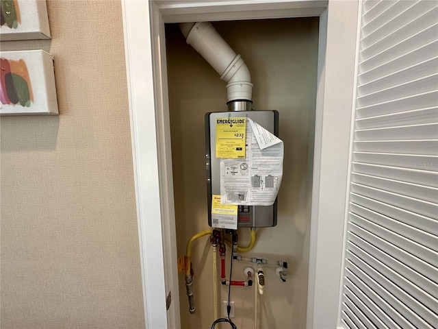 utilities with tankless water heater