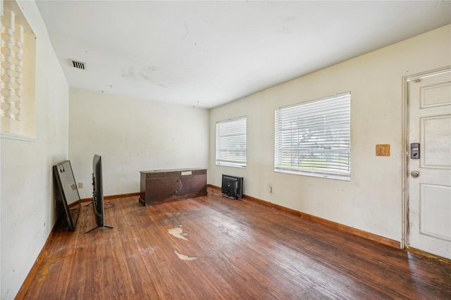 interior space featuring hardwood / wood-style floors