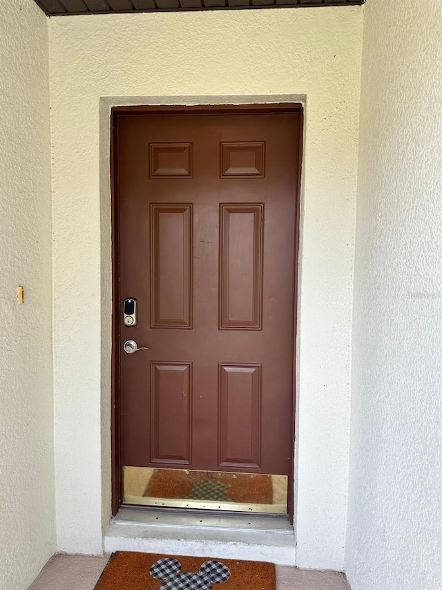 view of entrance to property