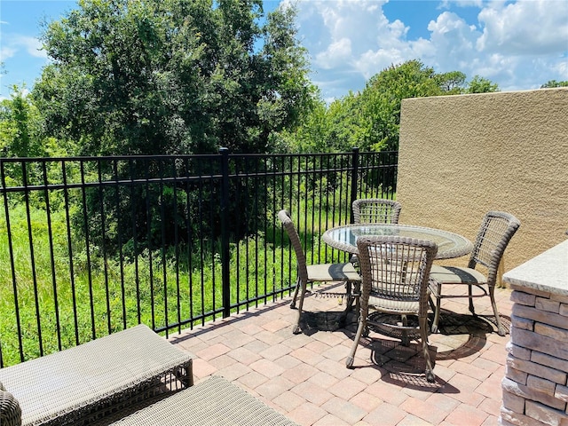 view of patio