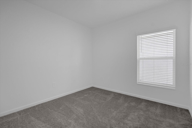 carpeted empty room featuring plenty of natural light