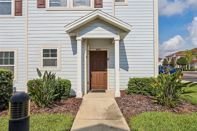 view of entrance to property