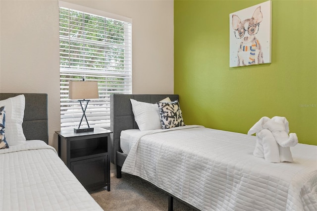 bedroom featuring carpet floors