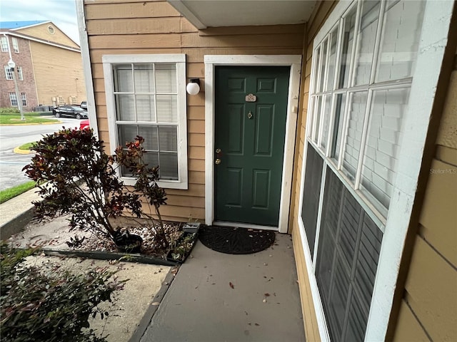 view of entrance to property