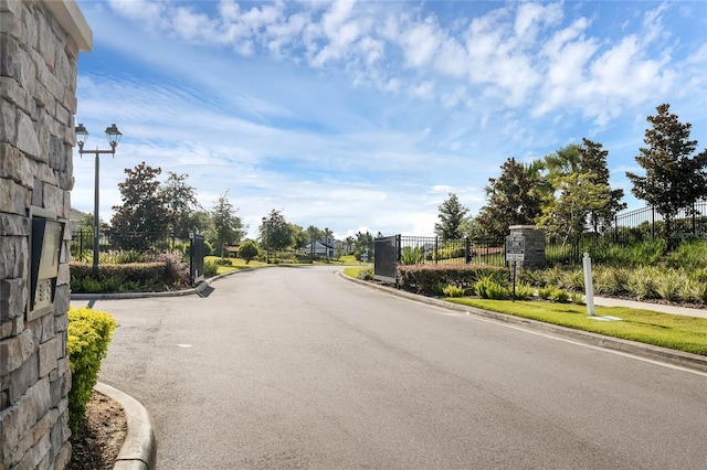 view of road