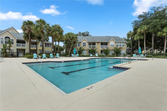 view of pool