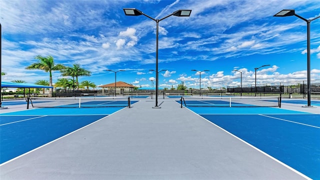 view of tennis court