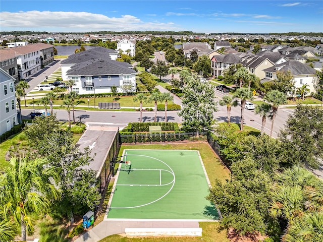 view of basketball court