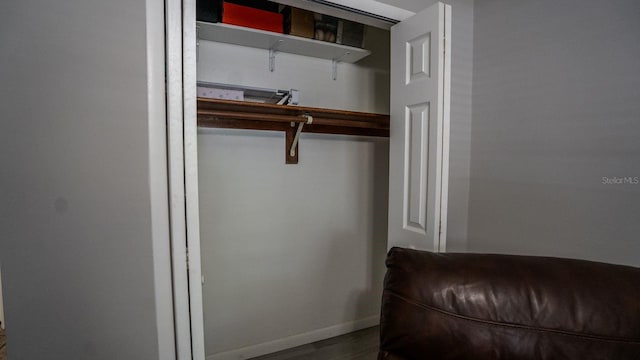 view of closet