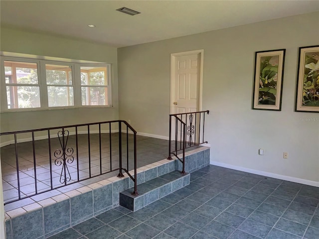 interior space featuring tile patterned floors