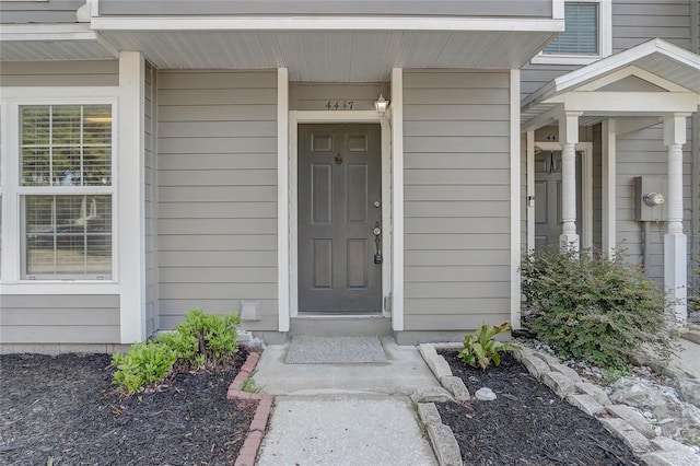 view of entrance to property