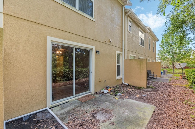 exterior space featuring a patio