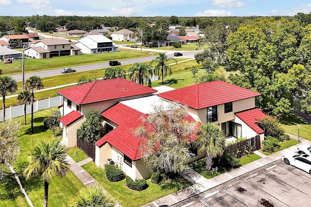 drone / aerial view featuring a residential view