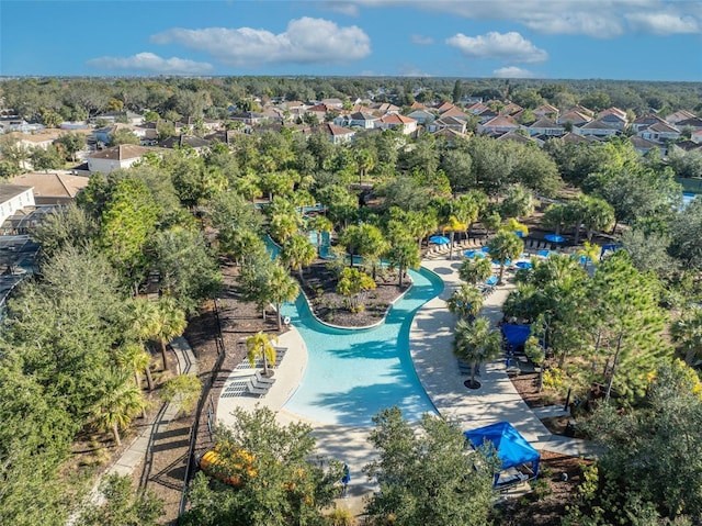 drone / aerial view featuring a residential view