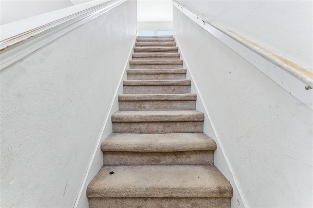 view of stairs