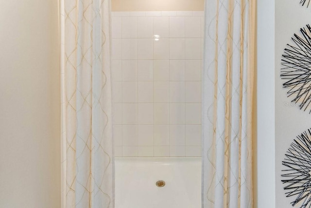 bathroom with walk in shower