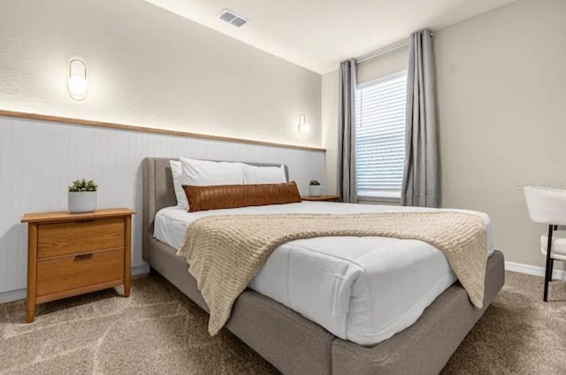 bedroom featuring carpet flooring