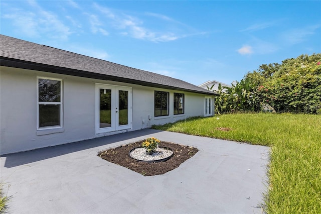 rear view of house featuring a patio area