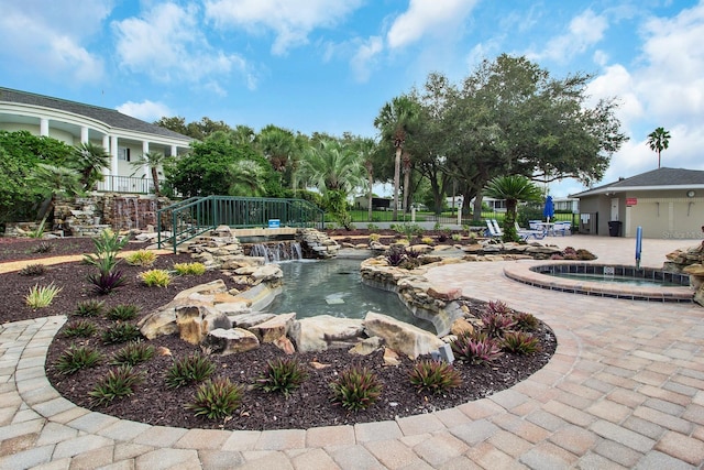 exterior space featuring a patio area