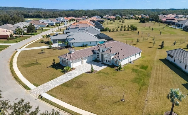 birds eye view of property featuring a residential view