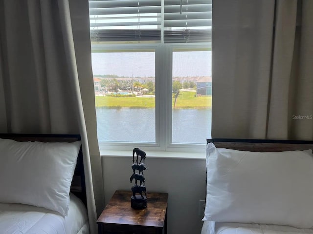 room details with a water view