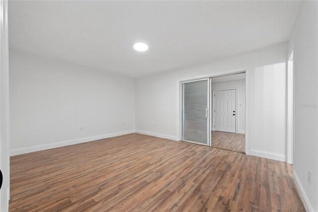 interior space with wood-type flooring