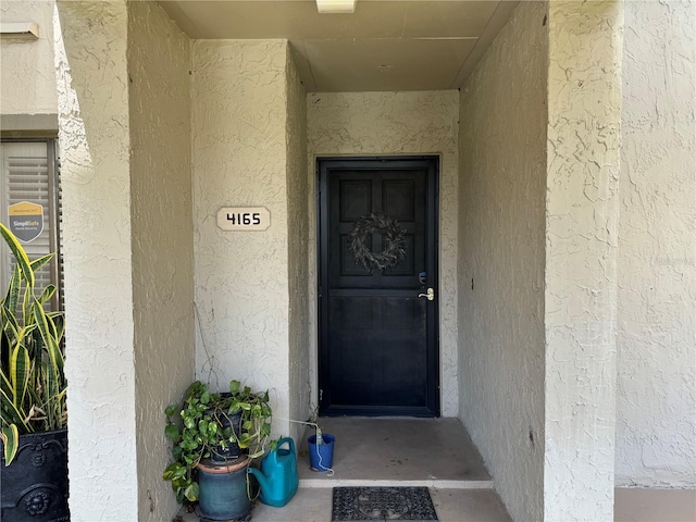 view of entrance to property