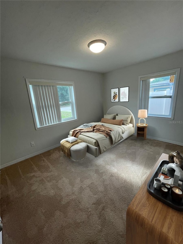 bedroom featuring carpet floors