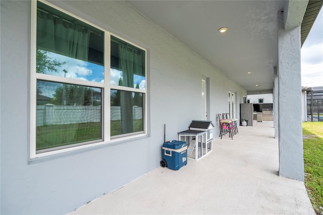 view of patio