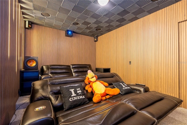 view of home theater