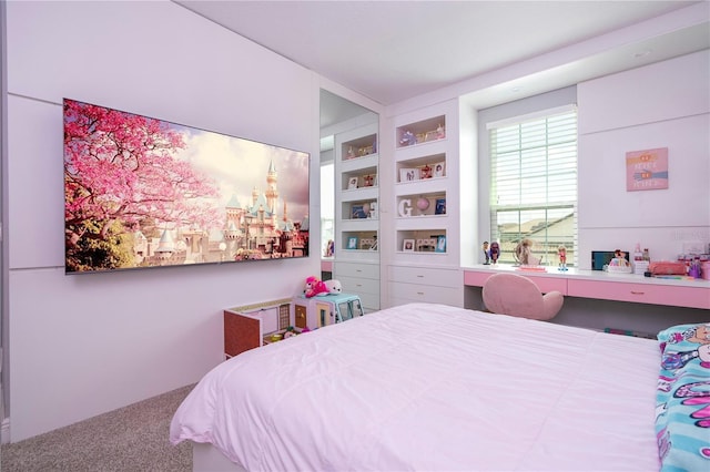 bedroom featuring carpet floors