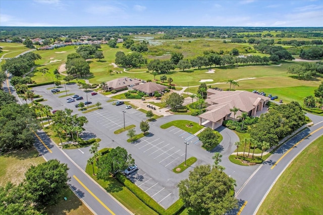 bird's eye view featuring golf course view