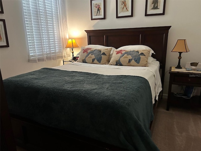 bedroom featuring carpet floors