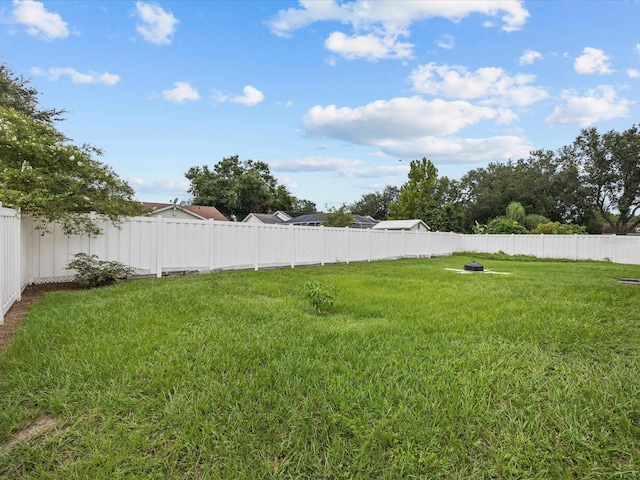 view of yard