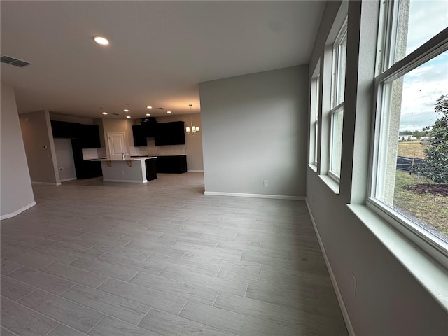 view of unfurnished living room