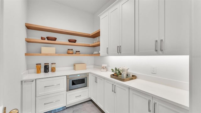 interior space featuring oven