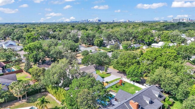 bird's eye view featuring a residential view