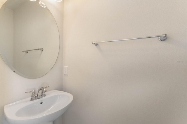 bathroom with a sink