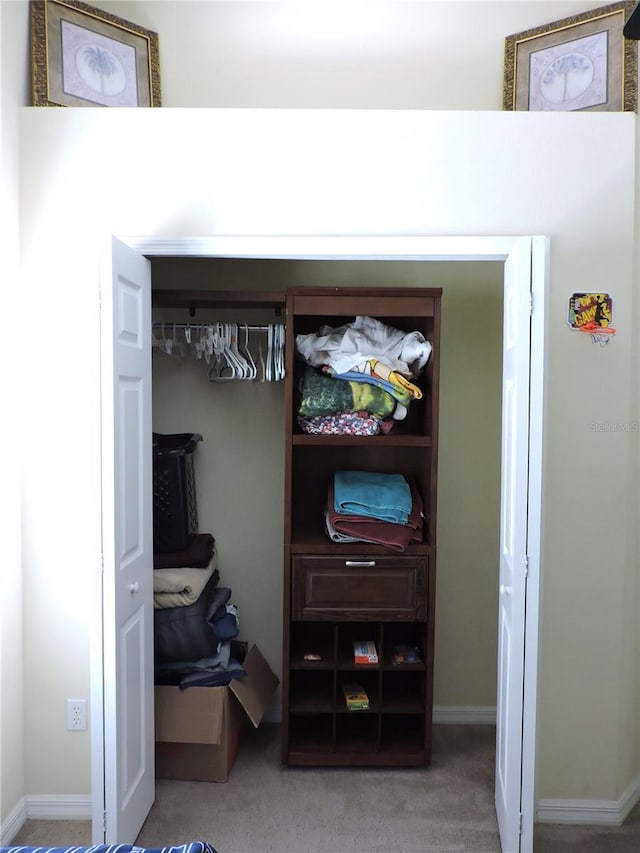 view of closet